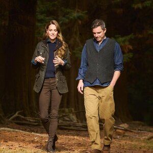 Holland Cooper Jodhpur Jeans Chocolate SZ 6 US ASO Kate Middleton